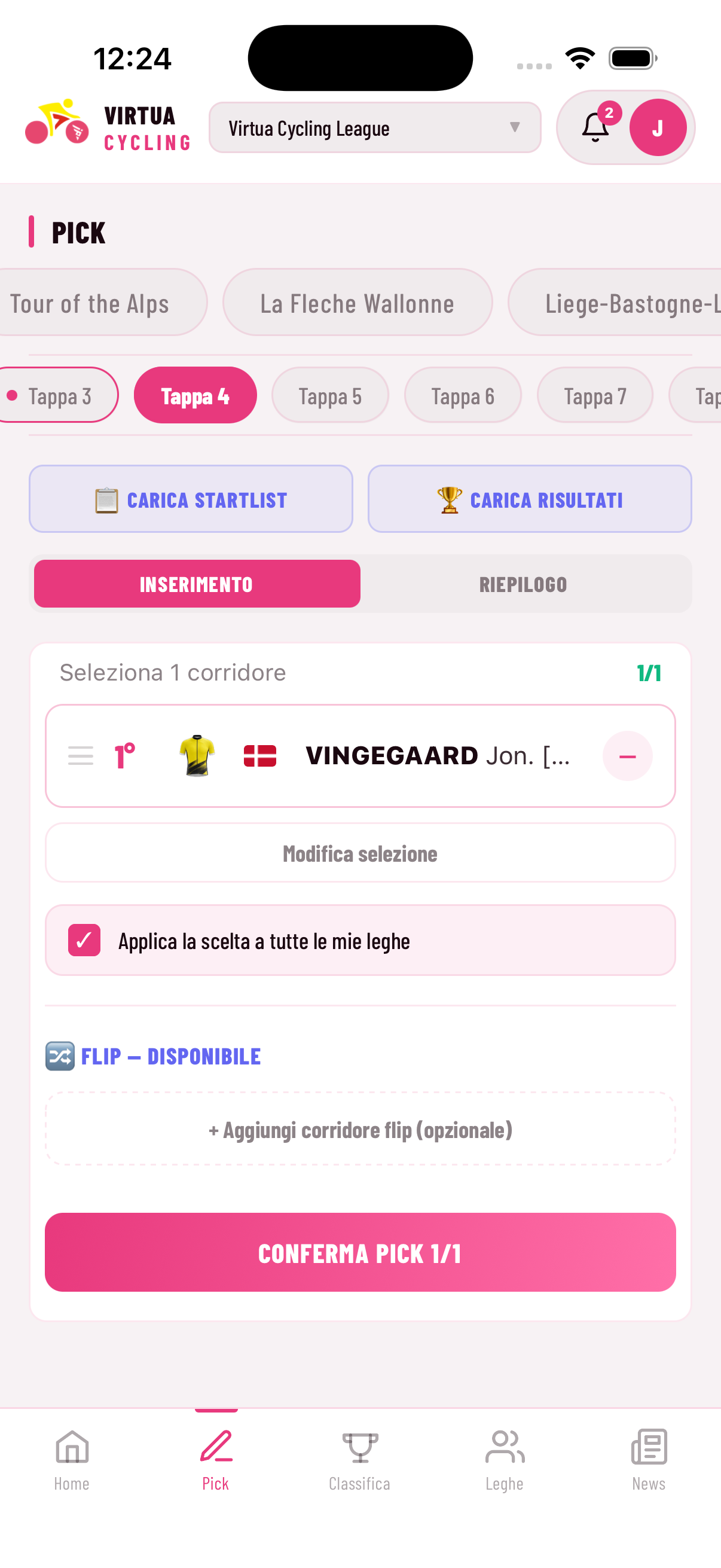 Pick corridori